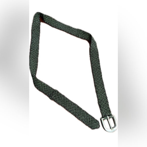 Beautiful beaded belt black and green beads floating belt loop bought in Mexico - Picture 3 of 6